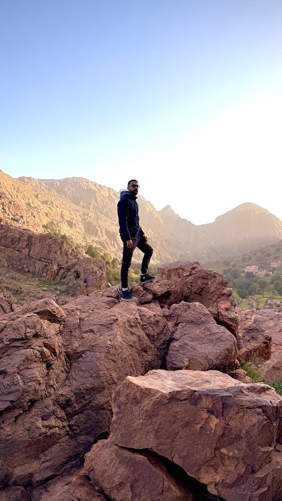 Othman Khanfara — randonnée, montagnes du Maroc